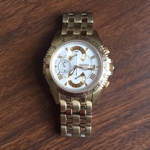Gold Seiko Watch